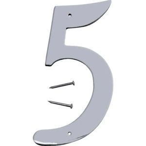 HY-KO - Satin Nickel House Marker Number
